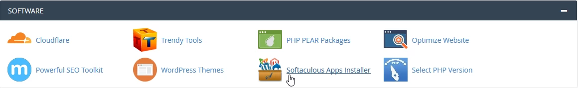 Softaculous Apps Installer cPanel