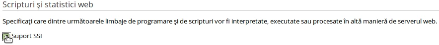 Suport SSI Exemplu