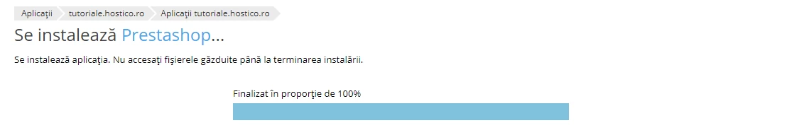 Aplicatie Instalata
