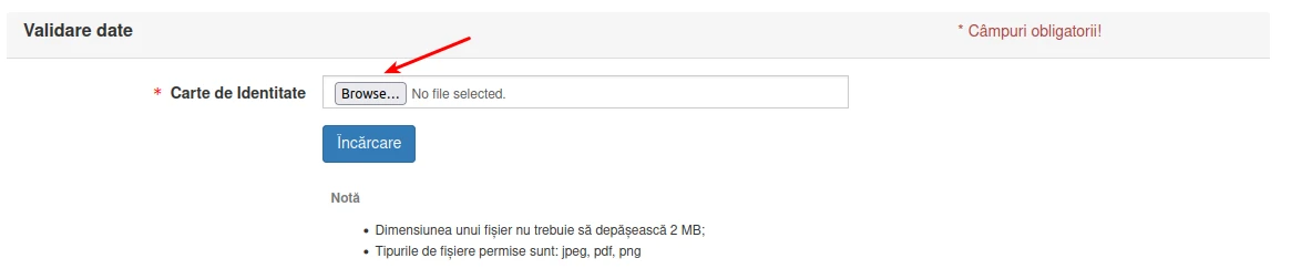 Augšupielādēt dokumentus ROTLD